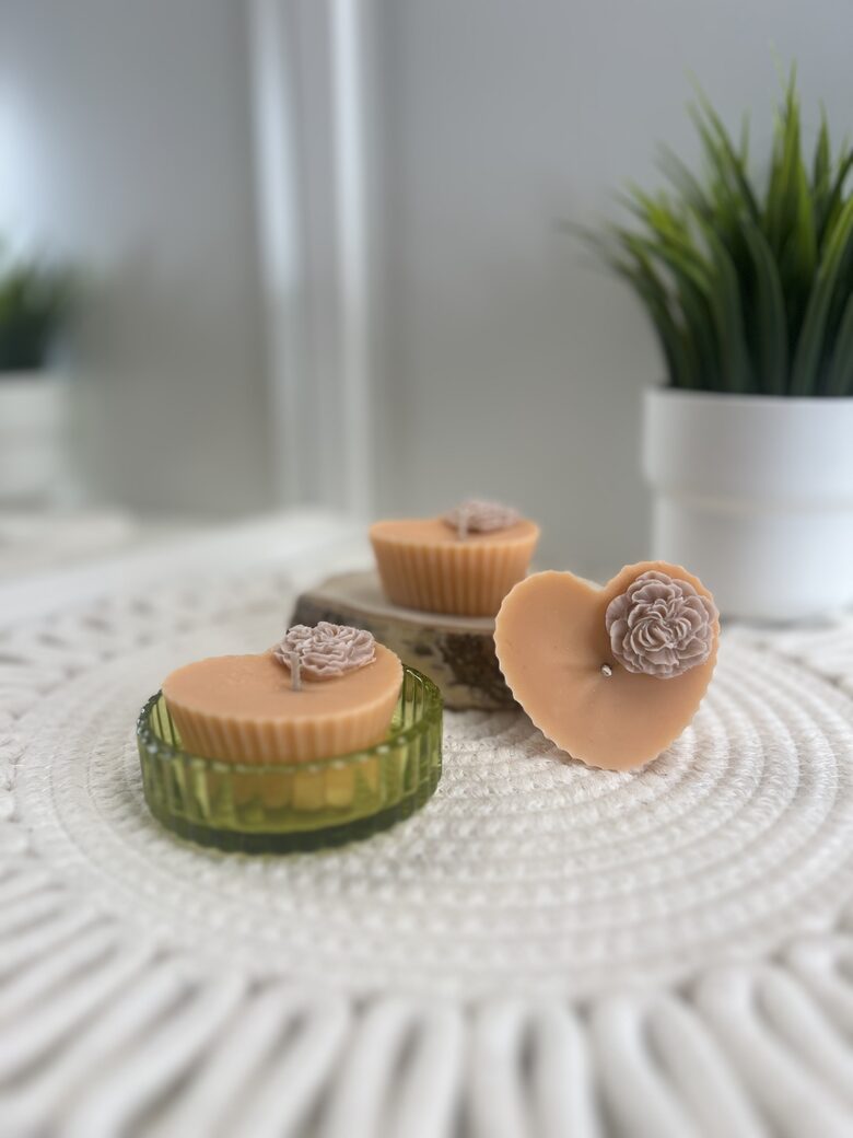 Oranžs sirds komplekts