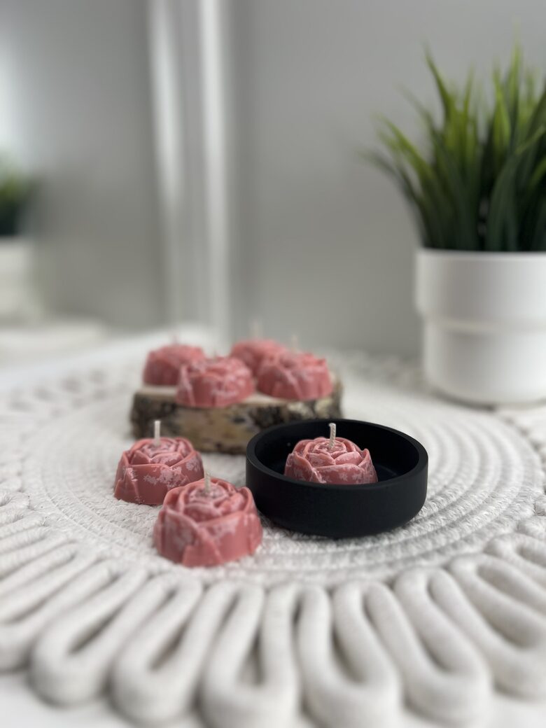 Rozā rozīšu komplekts